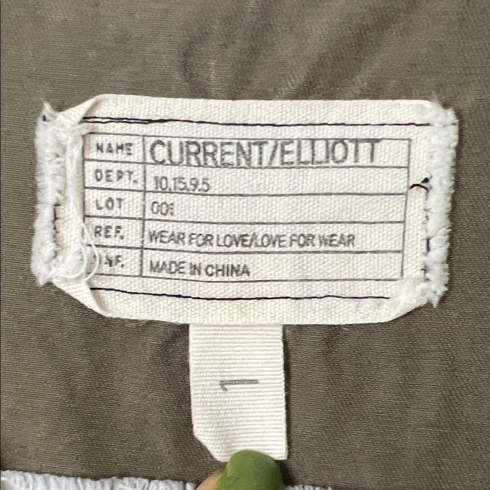 Like New! Current/Elliott The Mechanic Cotton Twill Jumpsuit Army Green Size 1 - Picture 8 of 15